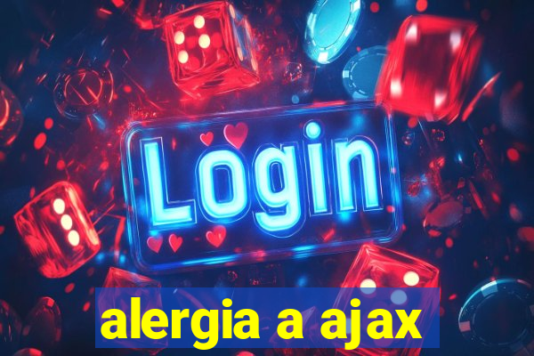 alergia a ajax